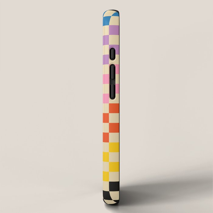 Colorful Checkerboard iPhone Case Gallery Image 2