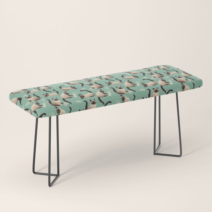 Bad Siamese Cats Knocking Stuff Over Bench Gallery Image 1