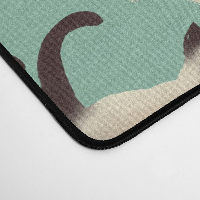 Bad Siamese Cats Knocking Stuff Over Desk Mat Gallery Image 4