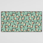 Bad Siamese Cats Knocking Stuff Over Desk Mat Gallery Image 3