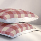 Bordeaux Checkered Theme Pillow Sham Gallery Image 3