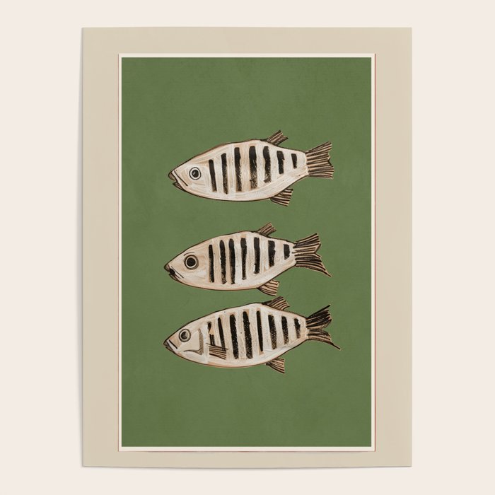 Abstract Fish Study II Poster Gallery Image 1