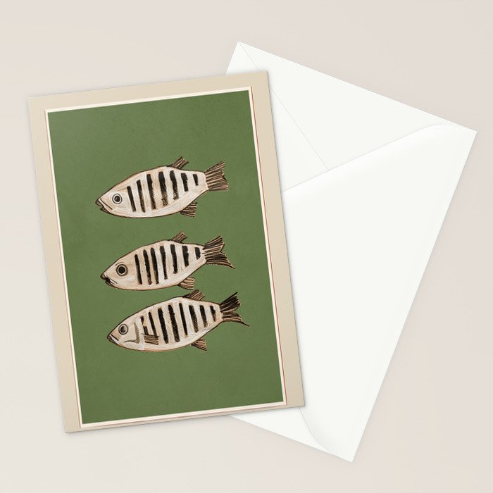 Abstract Fish Study II Stationery Card Gallery Image 2