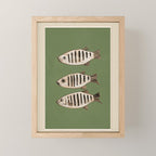Abstract Fish Study II Mini Art Print Gallery Image 1
