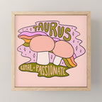 Taurus Mushroom Mini Art Print Gallery Image 1