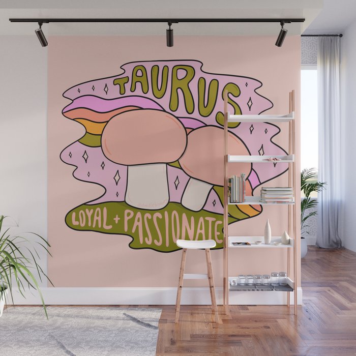 Taurus Mushroom Wall Mural Gallery Image 1