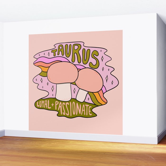 Taurus Mushroom Wall Mural Gallery Image 2