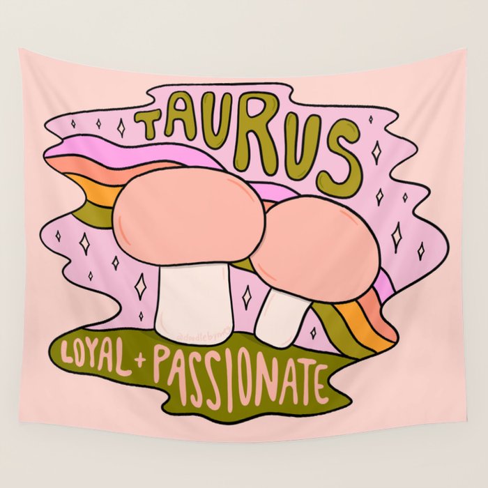 Taurus Mushroom Wall Tapestry Gallery Image 4