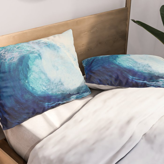 Waves II Pillow Sham Gallery Image 2