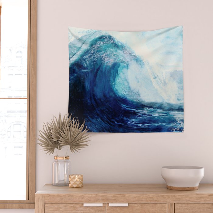Waves II Wall Tapestry Gallery Image 2