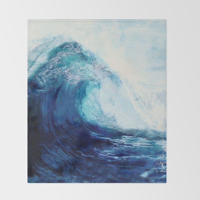 Waves II Throw Blanket Gallery Image 2