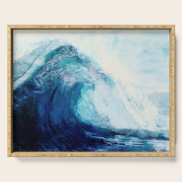 Waves II Serving Tray Gallery Image 1