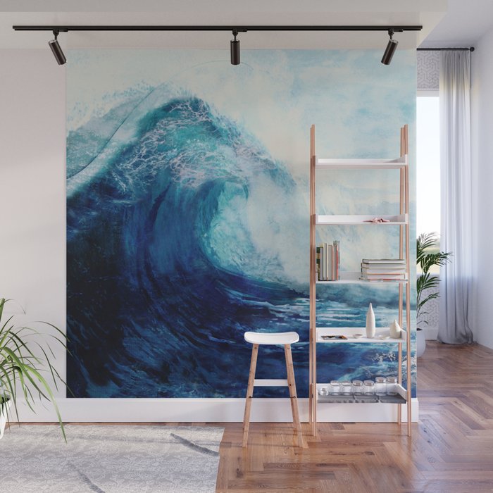 Waves II Wall Mural Gallery Image 1