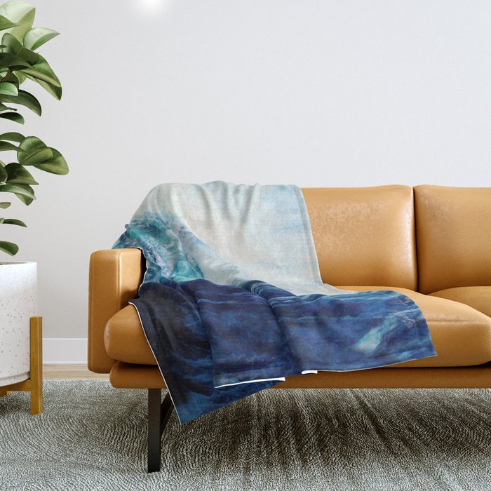 Waves II Throw Blanket Gallery Image 1