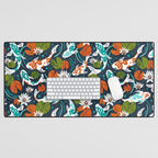 Koi Pond - Orange Desk Mat Gallery Image 1