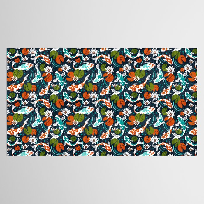 Koi Pond - Orange Tablecloth Gallery Image 2