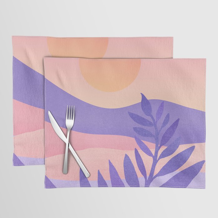 South Seas Sunrise / Tropical Landscape Placemat Gallery Image 1