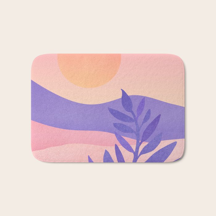 South Seas Sunrise / Tropical Landscape Bath Mat Gallery Image 1
