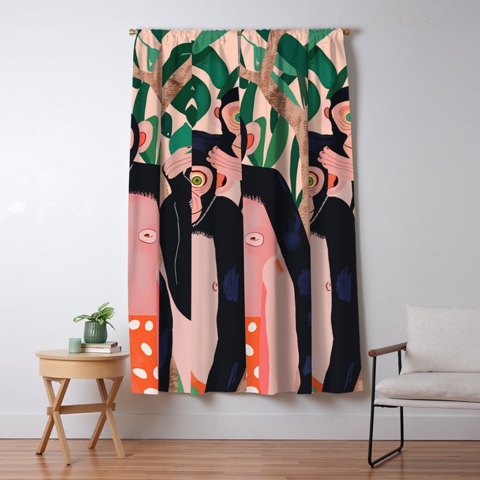 Jungle Trio Window Curtain Gallery Image 5