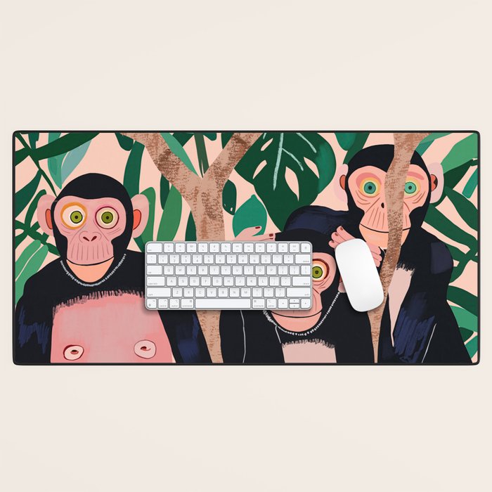Jungle Trio Desk Mat Gallery Image 1