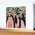 Jungle Trio Wall Mural Gallery Image 2