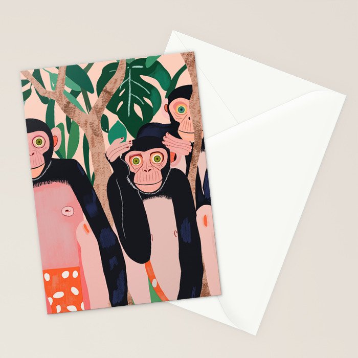 Jungle Trio Stationery Card Gallery Image 2