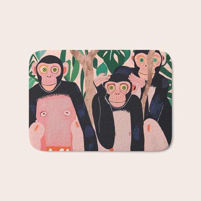 Jungle Trio Bath Mat Gallery Image 1