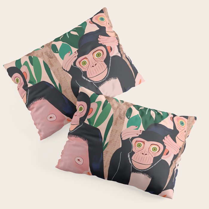 Jungle Trio Pillow Sham Gallery Image 1