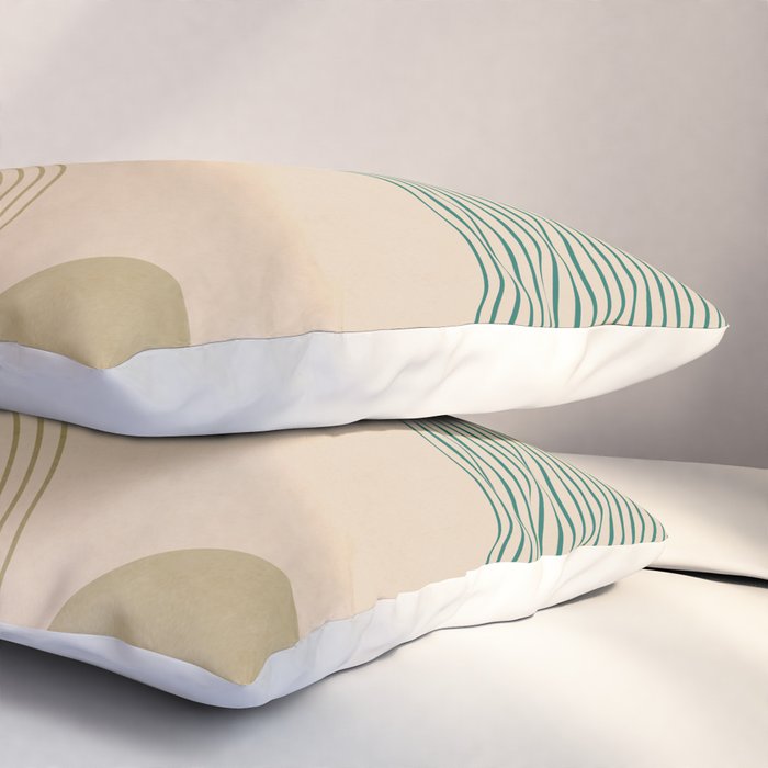 geometric abstract 153 Pillow Sham Gallery Image 3