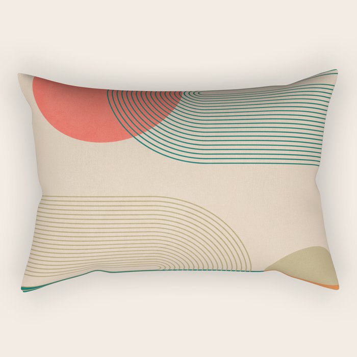 geometric abstract 153 Rectangular Pillow Gallery Image 2