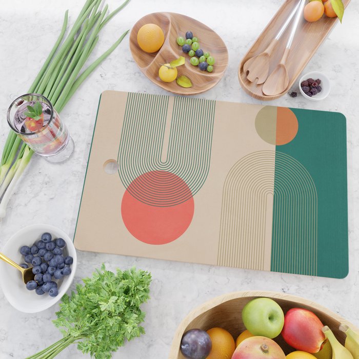 geometric abstract 153 Cutting Board Gallery Image 2