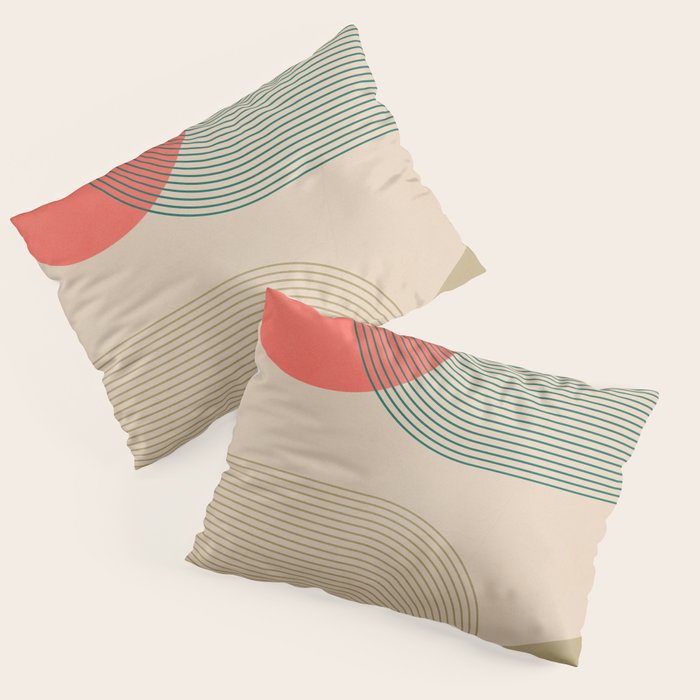 geometric abstract 153 Pillow Sham Gallery Image 3