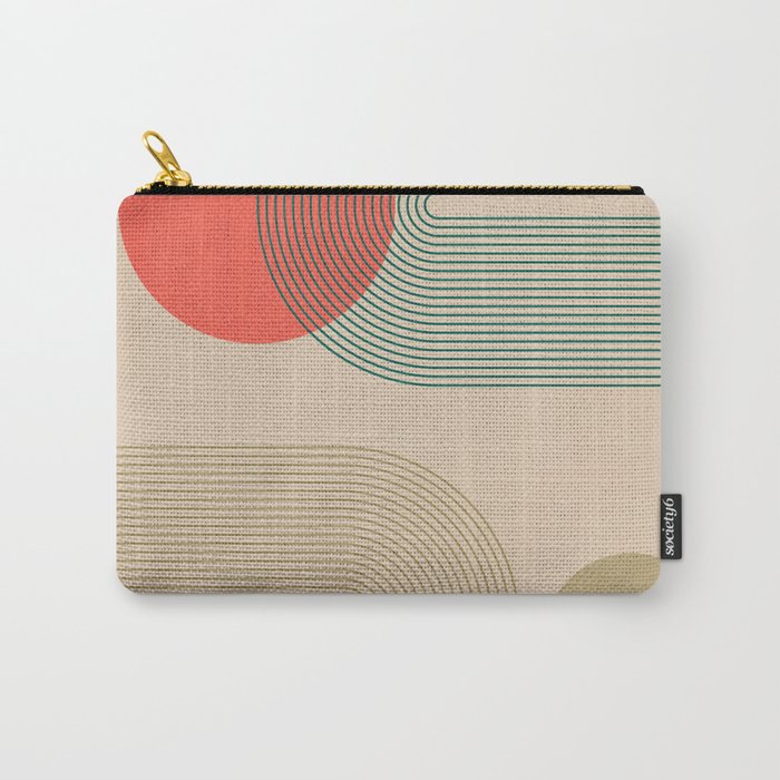 geometric abstract 153 Carry All Pouch Gallery Image 1