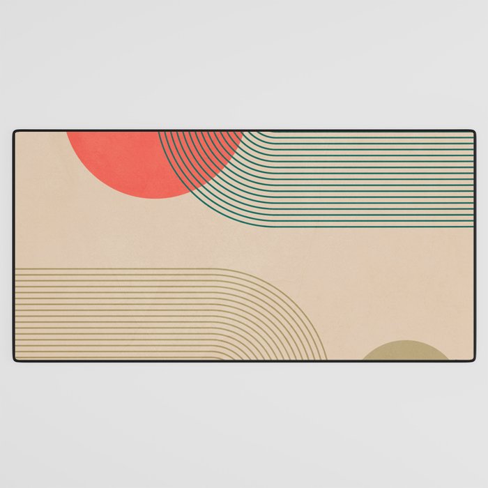 geometric abstract 153 Desk Mat Gallery Image 3