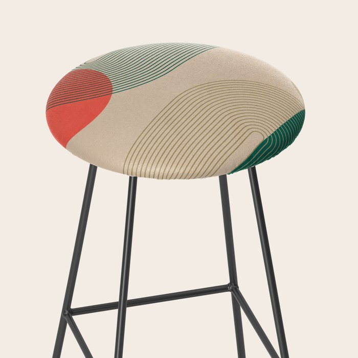 geometric abstract 153 Stool Gallery Image 2