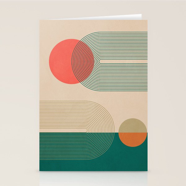 geometric abstract 153 Stationery Card Gallery Image 2