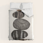 balancing beach pebbles Comforter Gallery Image 6
