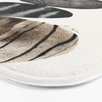 balancing beach pebbles Bath Mat Gallery Image 3