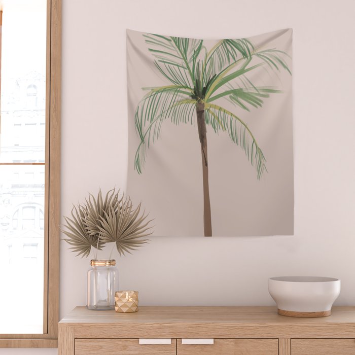 Palm Tree Bliss Wall Tapestry Gallery Image 2