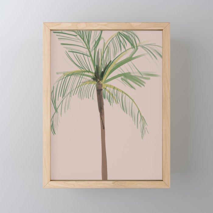 Palm Tree Bliss Mini Art Print Gallery Image 1