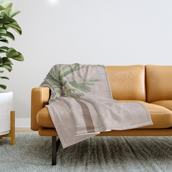 Palm Tree Bliss Throw Blanket Gallery Image 1