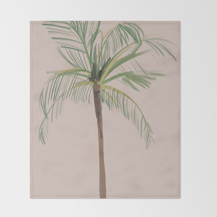 Palm Tree Bliss Throw Blanket Gallery Image 2