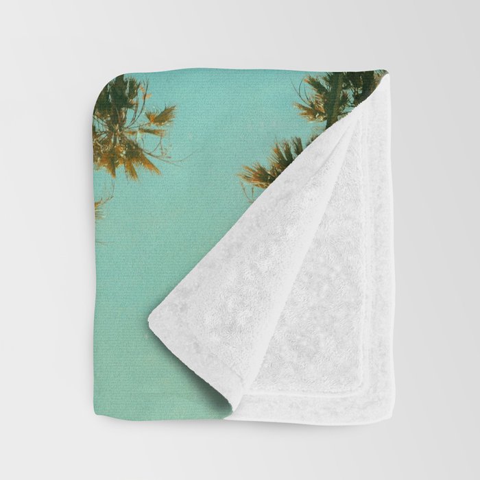 Palm Reflections Throw Blanket Gallery Image 3