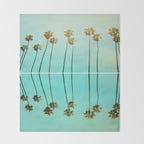 Palm Reflections Throw Blanket Gallery Image 2