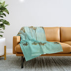 Palm Reflections Throw Blanket Gallery Image 1