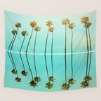 Palm Reflections Wall Tapestry Gallery Image 4