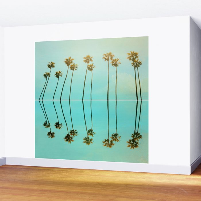 Palm Reflections Wall Mural Gallery Image 2