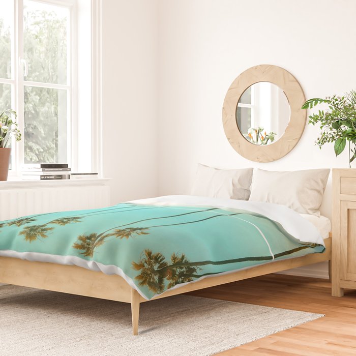 Palm Reflections Duvet Cover Gallery Image 2