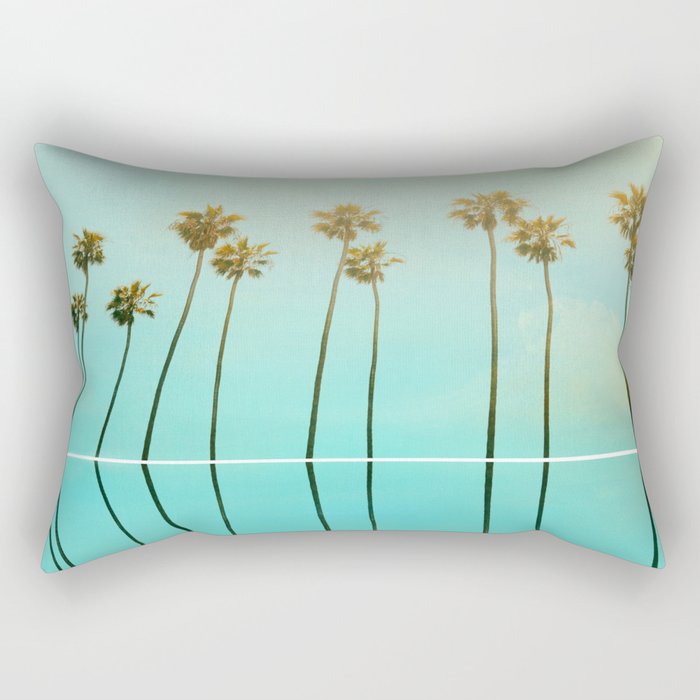 Palm Reflections Rectangular Pillow Gallery Image 2
