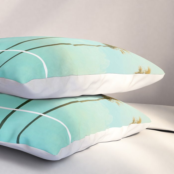 Palm Reflections Pillow Sham Gallery Image 3